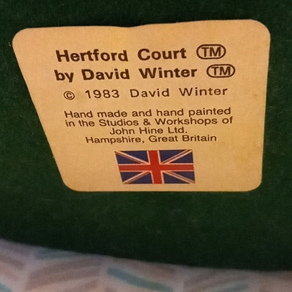 David Winters Hertford Court 1983 RARE!! - Picture 2 of 5